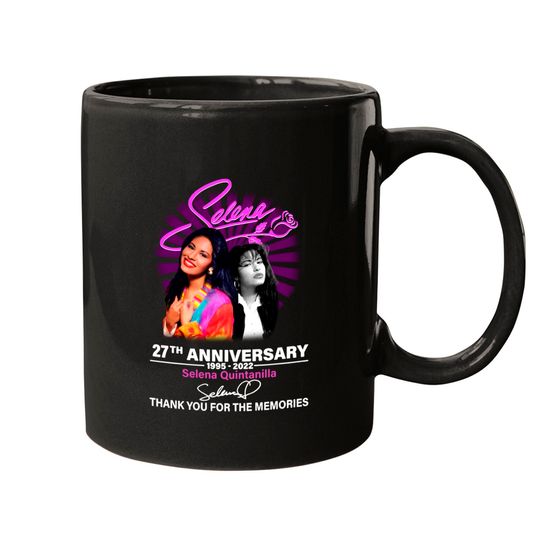 Discover Selena Quintanilla 27th Anniversary Vintage Mug - Fan Gift