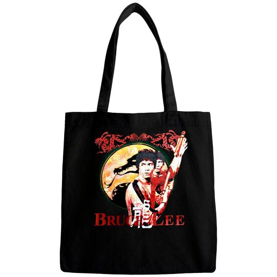 Discover Vintage 90s Bruce Lee Legendary Martial Art Actor "Enter The Dragon" The Movie Bags / Movie Bags
