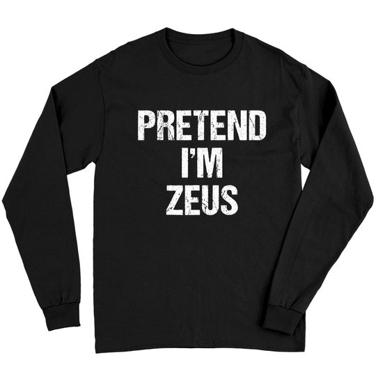 Discover Pretend I'm Zeus Costume Greek God Halloween Party Long Sleeves