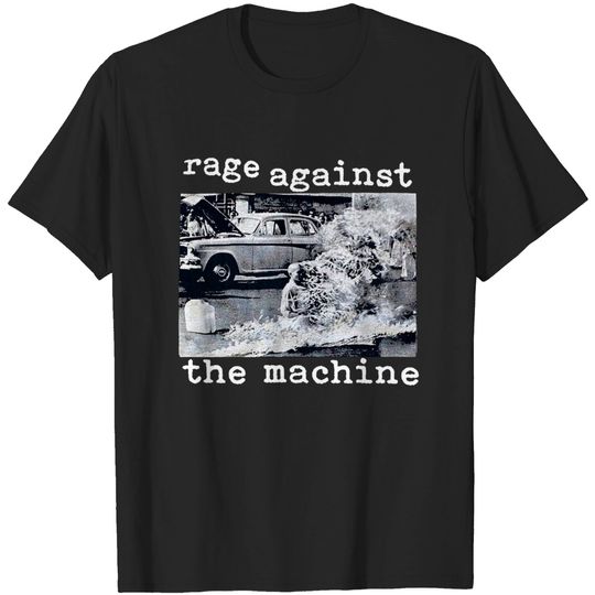 Discover Large Rage Aganist The Machine band T-shirt