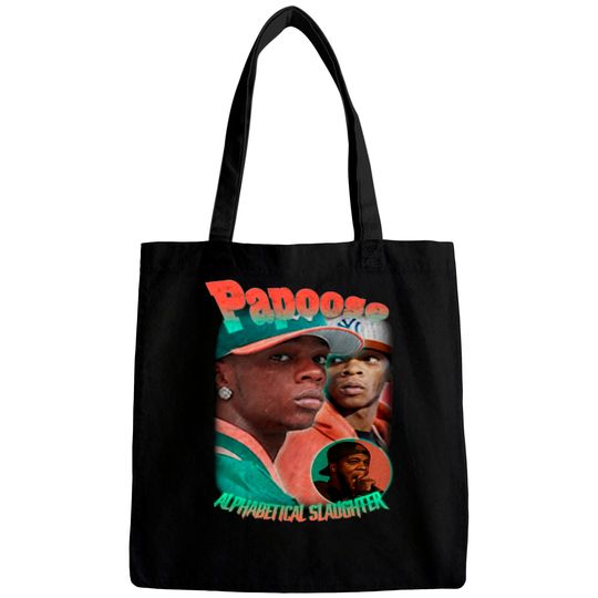 Discover Papoose Bags | Alphabetical Slaughter |  Heavy Cotton Tee