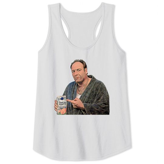 Discover Tony Soprano "Pulp" Tank Tops, The Sopranos, Sopranos, The Sopranos Tank Tops