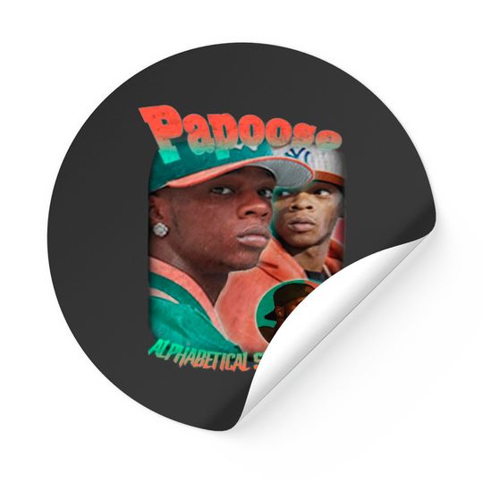 Discover Papoose Stickers | Alphabetical Slaughter | Heavy Cotton Sticker