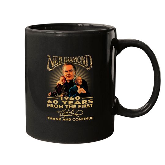Discover Neil Diamond Vintage Mug