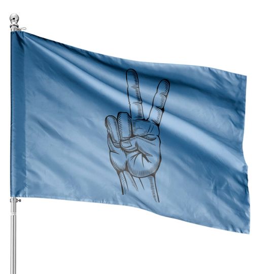 Discover Peace, Hand Sign, Peace out, Funny, Hands House Flags