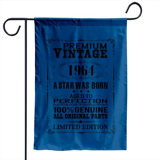 Discover PREMIUM VINTAGE 1964 Garden Flags