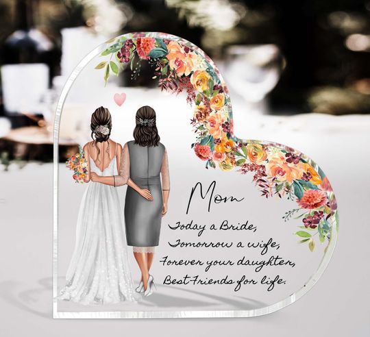 Discover Personalized mother of the bride gift from daughter, wedding gift for mom on the wedding day