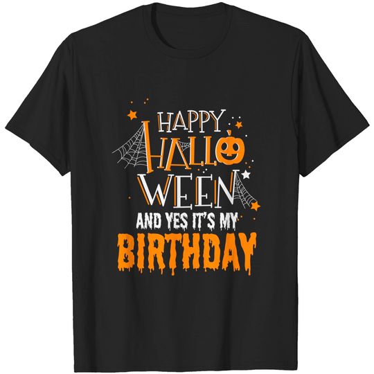 Discover Birthday Halloween Birthday Gifts T-Shirt
