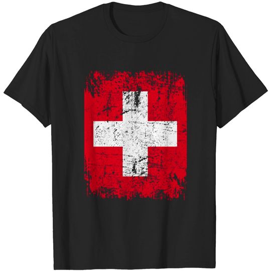 Discover SWITZERLAND Flag | Men Women Kids SWITZERLAND T-Shirt