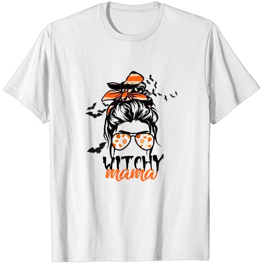 Discover Womens Halloween Candy Witchy Mama T-Shirt
