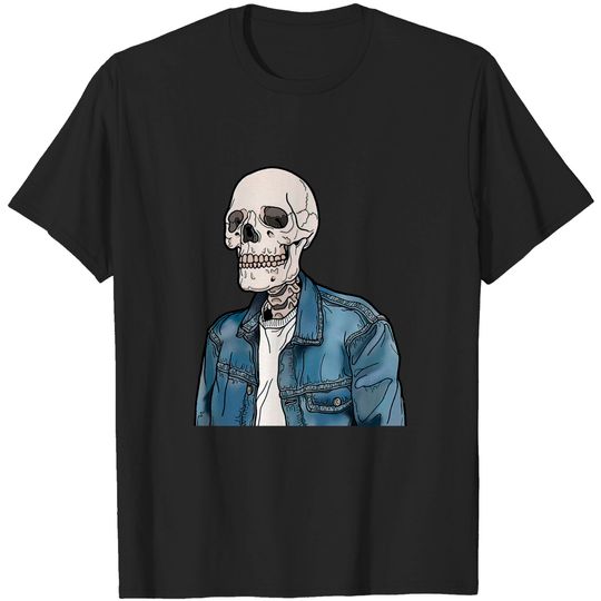 Discover Denim Jacket - Skeleton - T-Shirt