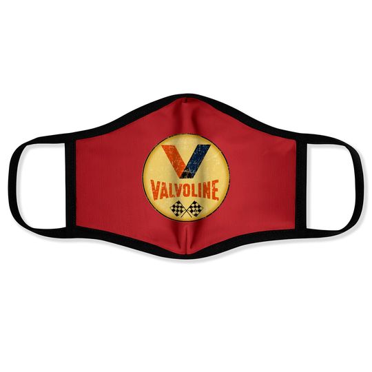 Discover Valvoline Oil - Round - Motor Oil - Face Masks