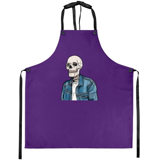 Discover Denim Jacket - Skeleton - Aprons