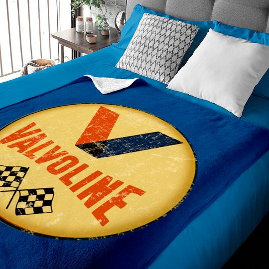 Discover Valvoline Oil - Round - Motor Oil - Baby Blankets