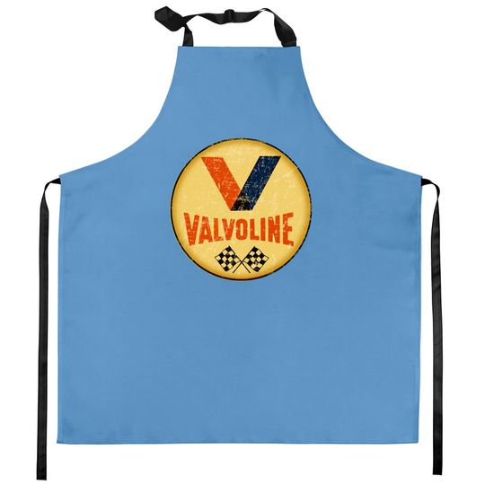 Discover Valvoline Oil - Round - Motor Oil - Kitchen Aprons