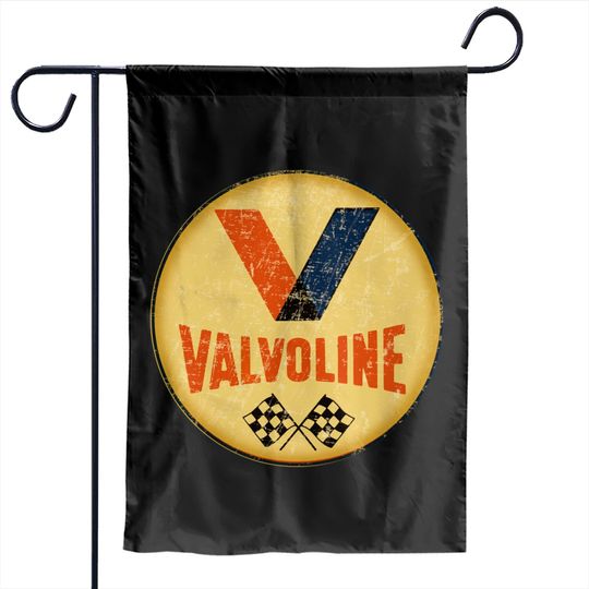 Discover Valvoline Oil - Round - Motor Oil - Garden Flags