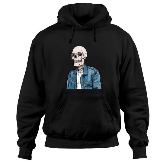 Discover Denim Jacket - Skeleton - Hoodies