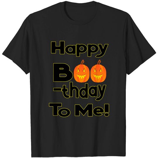 Discover Cute October Halloween Birthday Pumpkin Boo B-Day T-Shirt