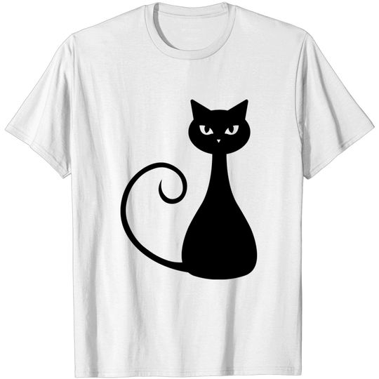 Discover Black Cat - Black Cat - T-Shirt