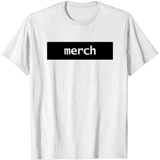 Discover Minimal Merch Typography - Merch - T-Shirt