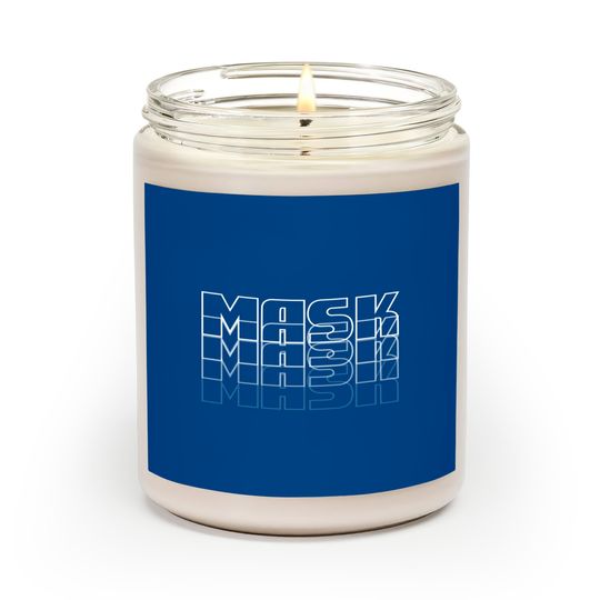 Discover Multiple Mask Designs Face Cover Scented Candles
