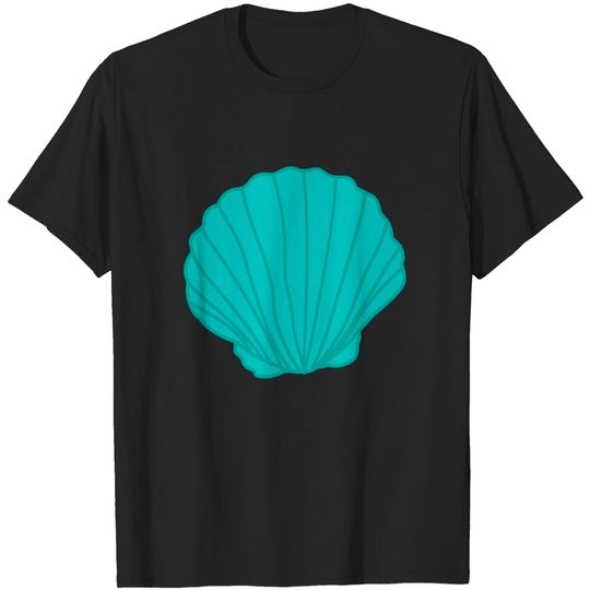 Discover Teal Seashell - Shell - T-Shirt