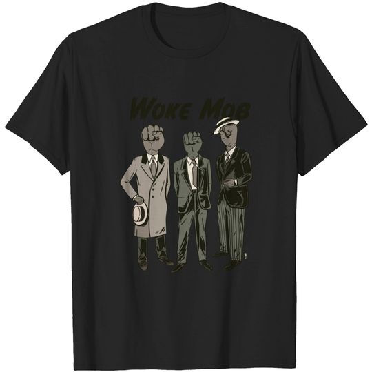 Discover Woke Mob - Rights For All - T-Shirt