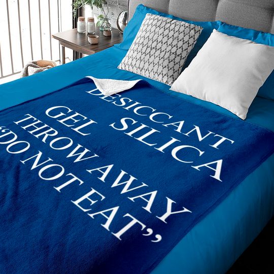 Discover Silica Gel Do Not Eat - Meme, Aesthetic, Ironic, Surreal, Japanese - Silica Gel - Baby Blankets