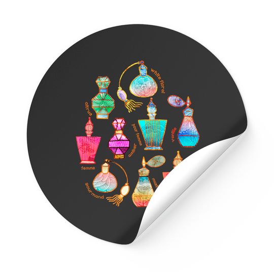 Discover Vintage Perfume - Makeup - Stickers