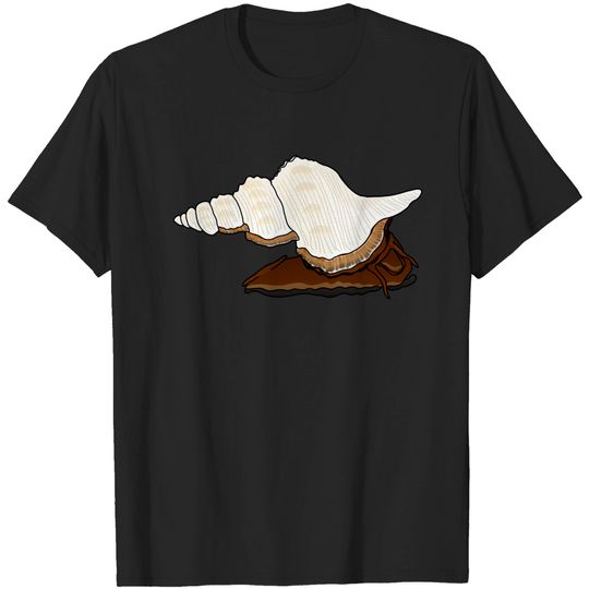 Discover Conch shell (sea snail) - Shell - T-Shirt