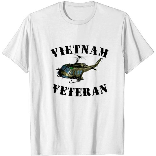 Discover Vietnam Veteran with Huey Graphic Performance T-Shirt