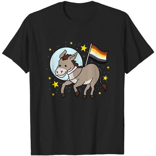 Discover Gay Bear Donkey in Space Pride Shirt