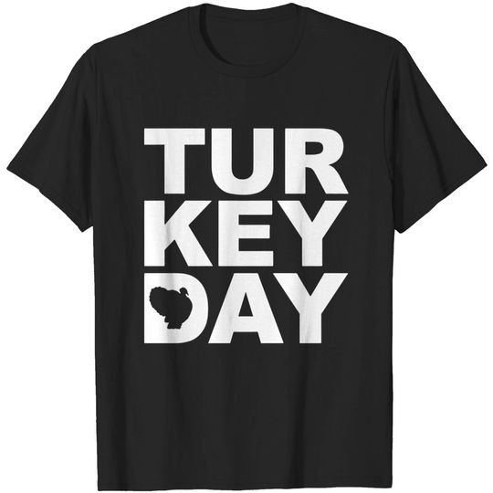 Discover Happy Turkey Day Funny Thanksgiving Holiday - Turkey Day - T-Shirt