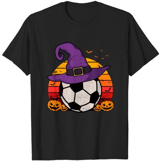 Discover Soccer Witch Hat Halloween Costume - Soccer Witch Hat Halloween - T-Shirt