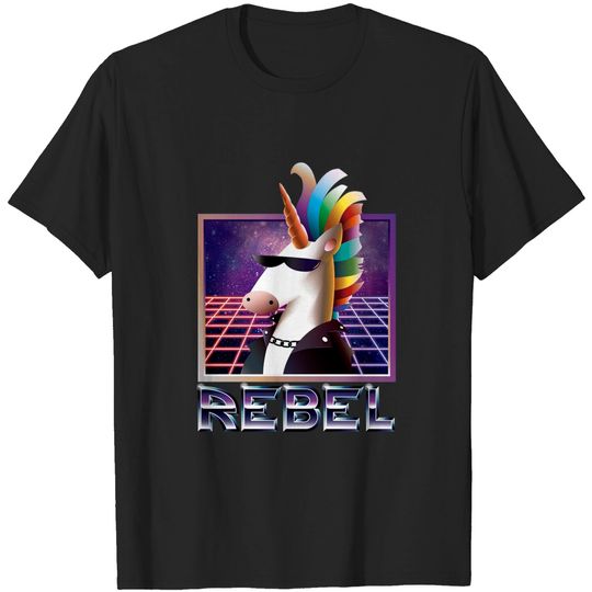 Discover rebel unicorn - Unicorn - T-Shirt