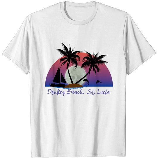 Discover Donkey Beach St. Lucia - Donkey Beach St Lucia - T-Shirt