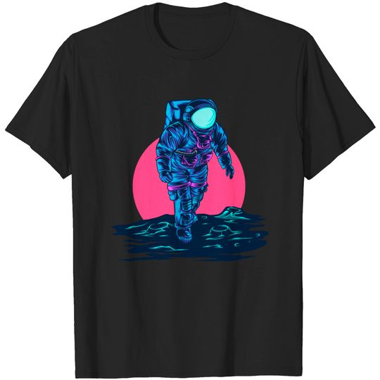 Discover Astronaut Illustration 08 - Astronaut - T-Shirt