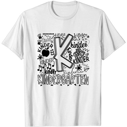 Discover Kindergarten Typography Back To School Gift T-Shirt