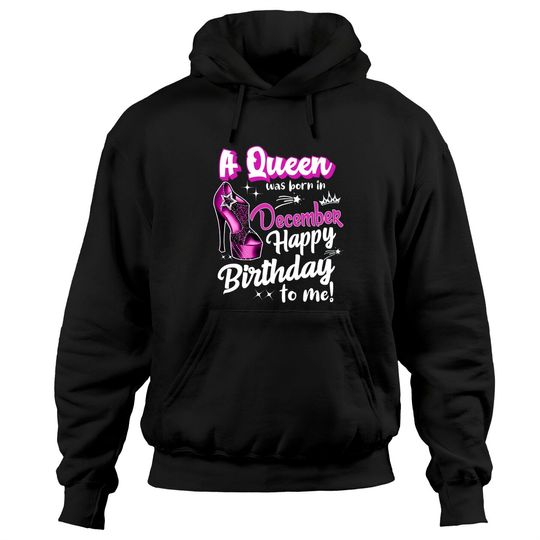 Discover Queens Are Born In December Birthday Tee Women Pullover Hoodie