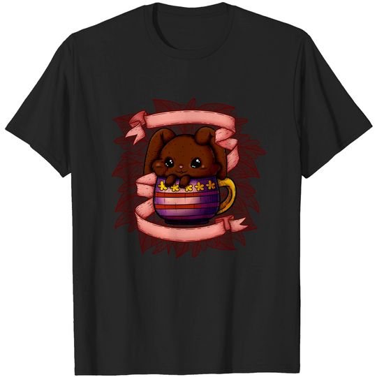 Discover Cute Bunny in a Cup - Bunny - T-Shirt