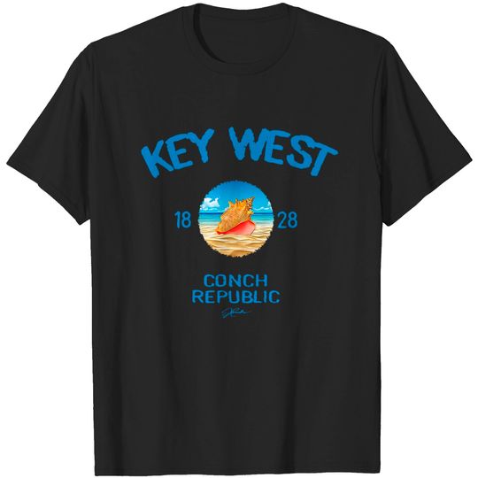 Discover JCombs: Key West, FL, Conch Republic T-Shirt