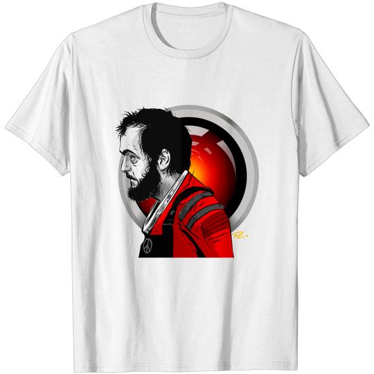 Discover Stanley Kubrick - An illustration by Paul Cemmick - Stanley Kubrick - T-Shirt