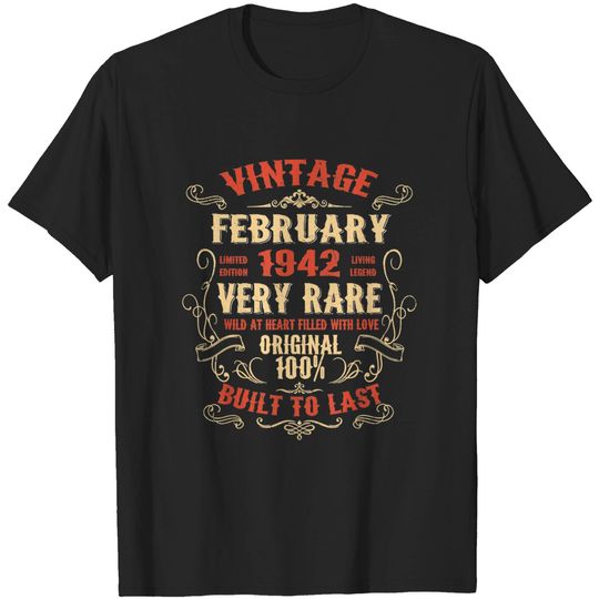 Discover Birthday Vintage February T-Shirt