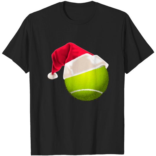 Discover Tennis Ball Santa Hat - Tennis Ball Santa Hat - T-Shirt