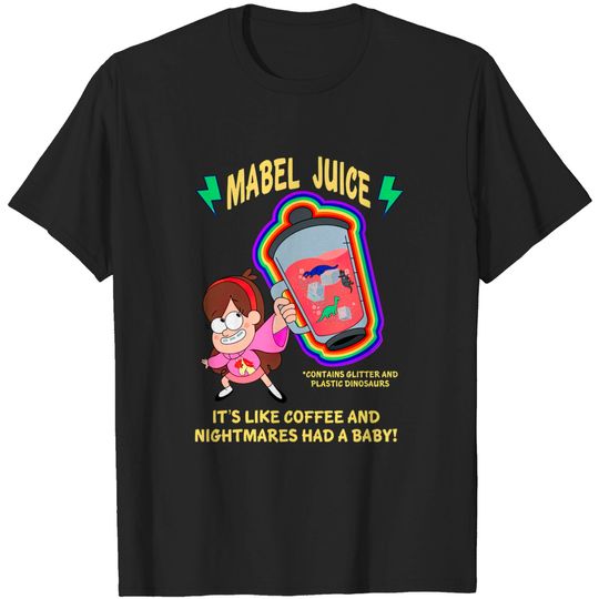 Discover Mabel Juicing - Gravity Falls - T-Shirt