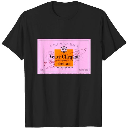 Discover Champagne Tennis Club Rosé Label T-Shirt