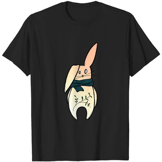 Discover Cute Bunny with Scarf - Bunny - T-Shirt