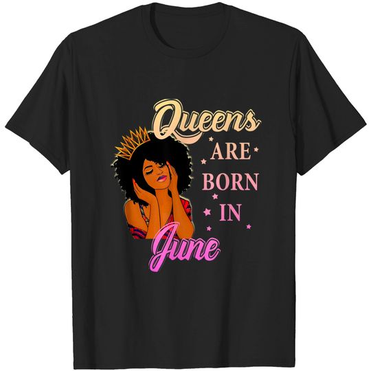 Discover Queens Are Born In October T-Shirt