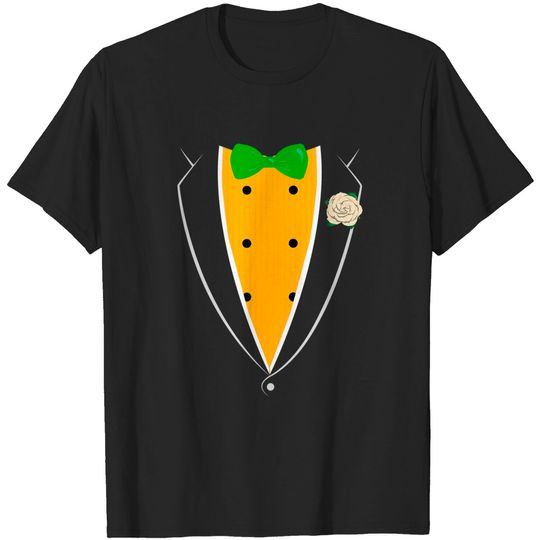 Discover Purple Tuxedo With Green Bow Tie Novelty T Shirt