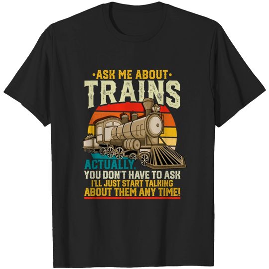Discover Trainspotting Trainspotter Model Trains T-shirt